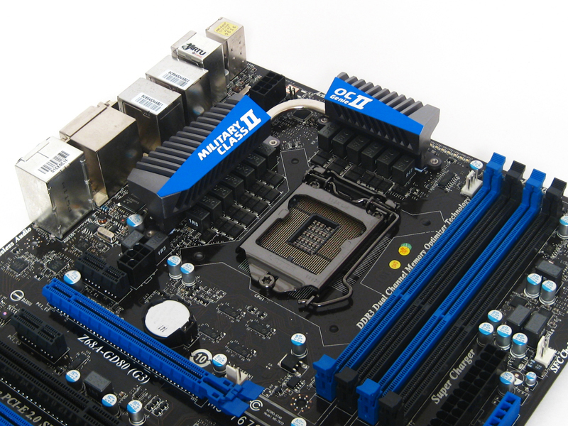 Closer Look: MSI Z68A-GD80 - MSI Z68A-GD80 (G3) Motherboard Review 